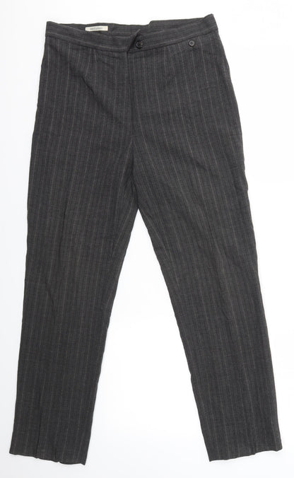 Rene Lezard Womens Grey   Dress Pants Trousers Size 32 in L28 in