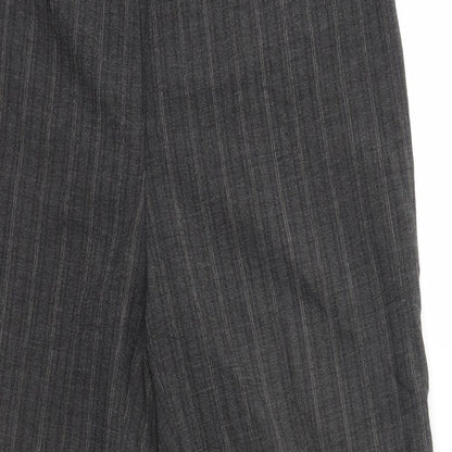 Rene Lezard Womens Grey   Dress Pants Trousers Size 32 in L28 in