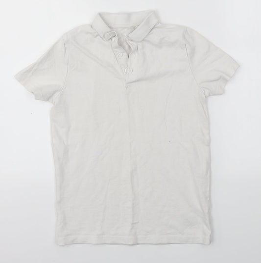 NEXT Girls White   Basic Polo Size 10 Years