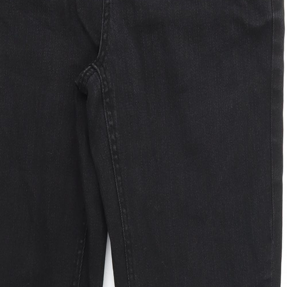 24/7 Authentic Denim Womens Black   Skinny Jeans Size 10 L28 in - FLARE