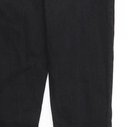 24/7 Authentic Denim Womens Black   Skinny Jeans Size 10 L28 in - FLARE