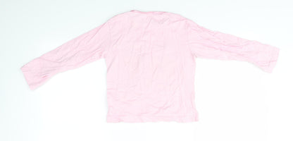 Preworn Girls Multicoloured Solid  Top Pyjama Top Size 7-8 Years  - SLEEPOVER