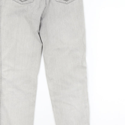 Womens UK Size 10 Bonita Regular Fit Straight Grey Jeans