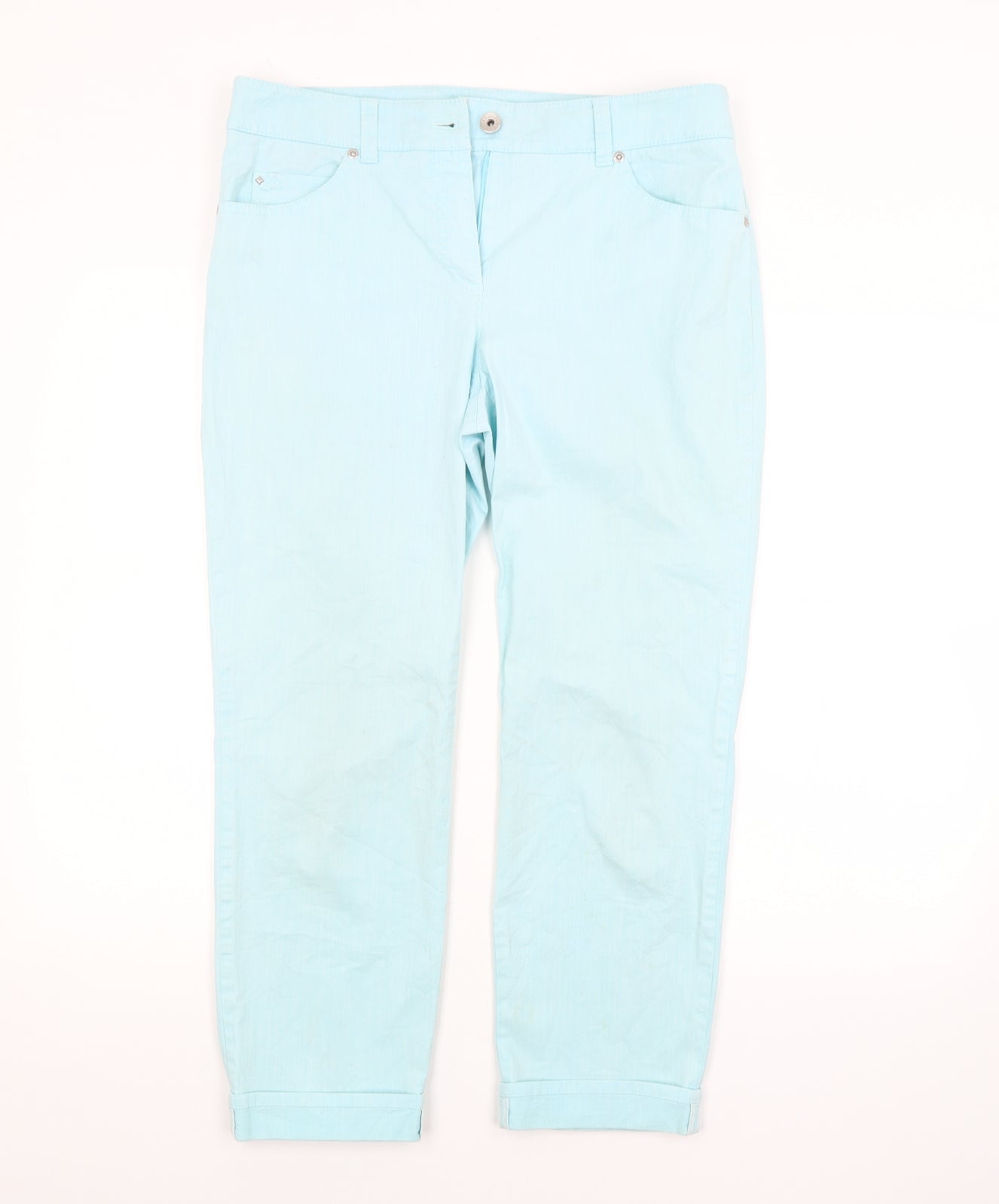 Gerry Weber Womens Blue   Trousers  Size 14 L25 in