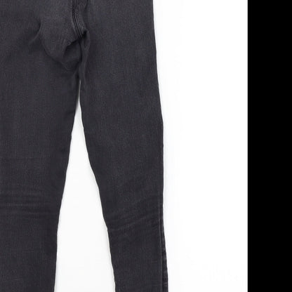 Topshop Womens Grey   Skinny Jeans Size 26 in L30 in