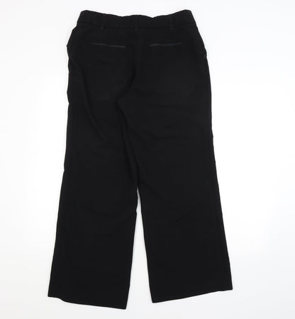 Womens UK Size 12 NEXT Regular Fit  Black Trousers