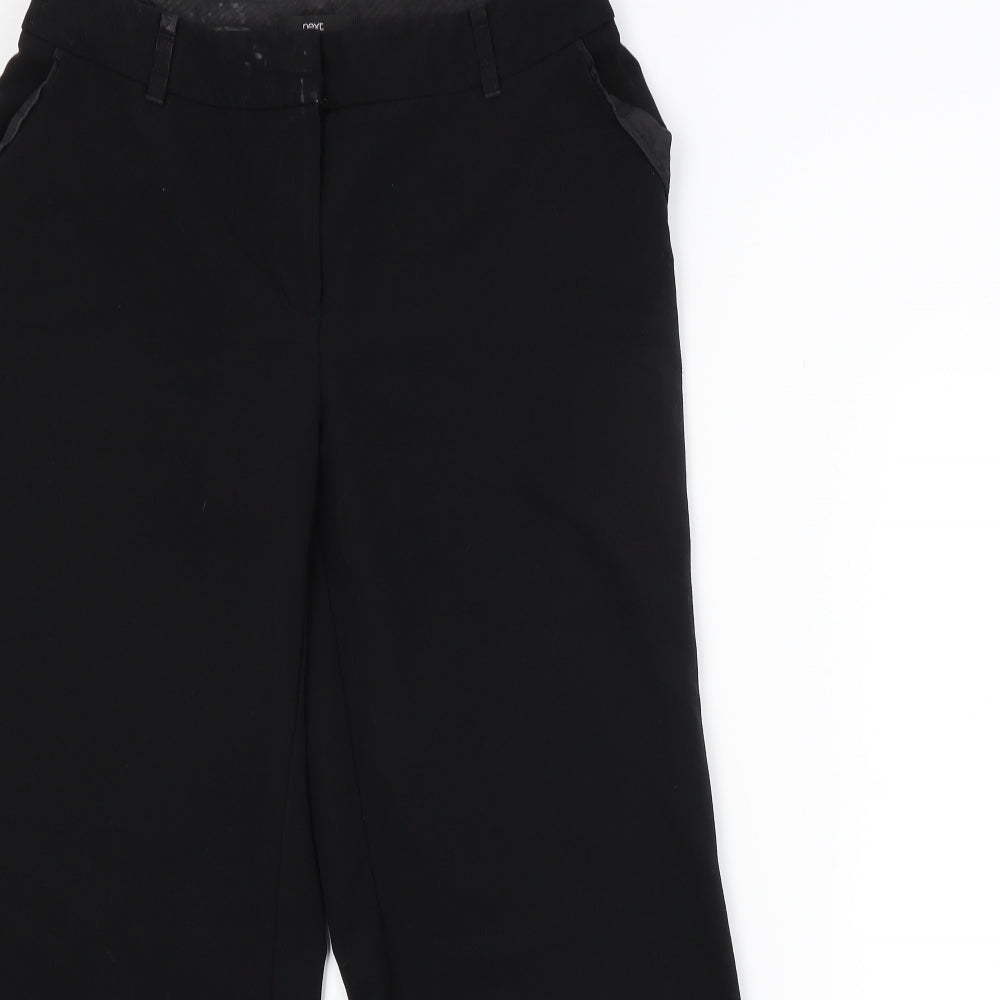 Womens UK Size 12 NEXT Regular Fit  Black Trousers
