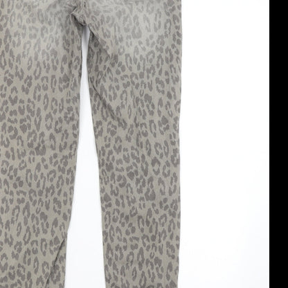 Womens UK Size  Preworn Regular Fit Straight Grey Jeans