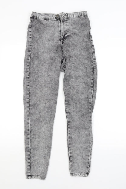 DENIM CO. Womens Grey   Skinny Jeans Size 10 L27 in