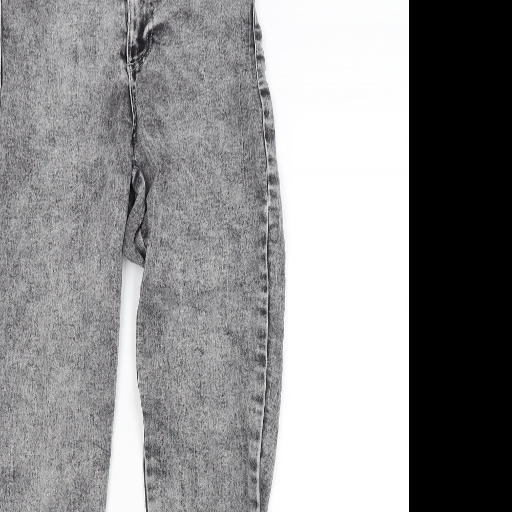 DENIM CO. Womens Grey   Skinny Jeans Size 10 L27 in