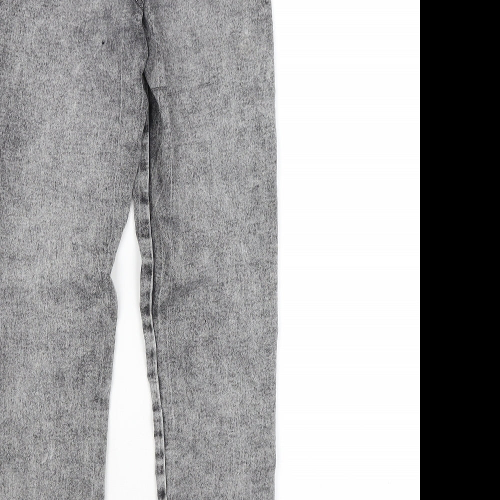 DENIM CO. Womens Grey   Skinny Jeans Size 10 L27 in
