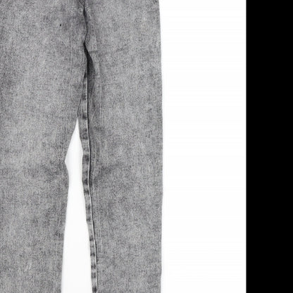 DENIM CO. Womens Grey   Skinny Jeans Size 10 L27 in
