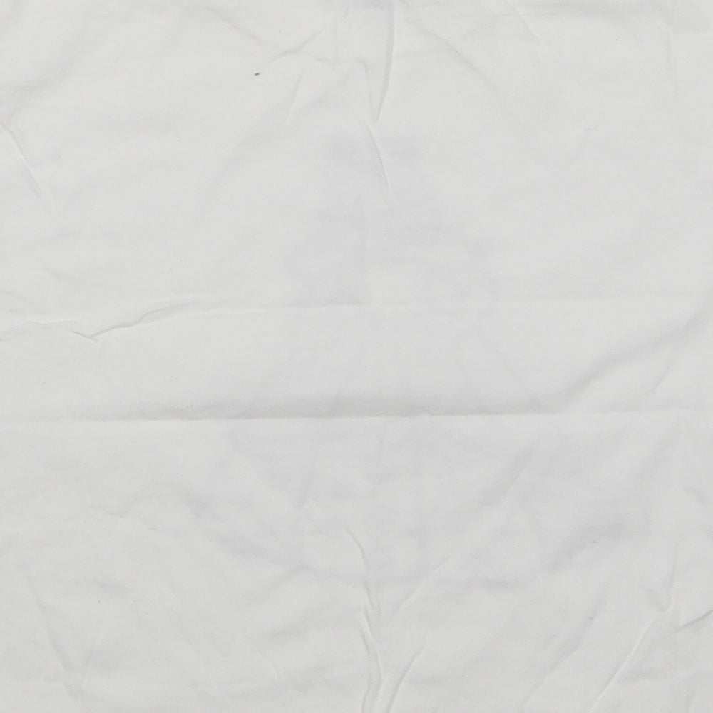 JERZEES Girls White   Basic T-Shirt Size 7-8 Years  - PRINCESS