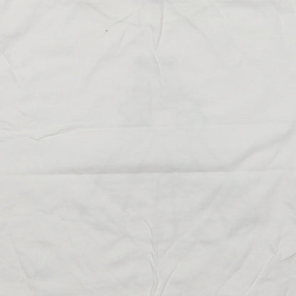 JERZEES Girls White   Basic T-Shirt Size 7-8 Years  - PRINCESS