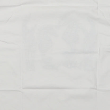 JERZEES Girls White   Basic T-Shirt Size 9-10 Years