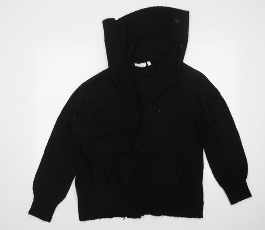 VICTORIA JAYN Womens Black   Cardigan Jumper Size L