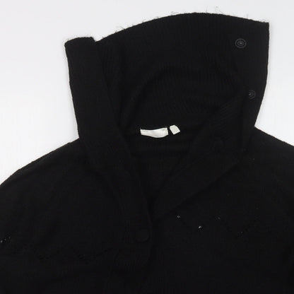 VICTORIA JAYN Womens Black   Cardigan Jumper Size L