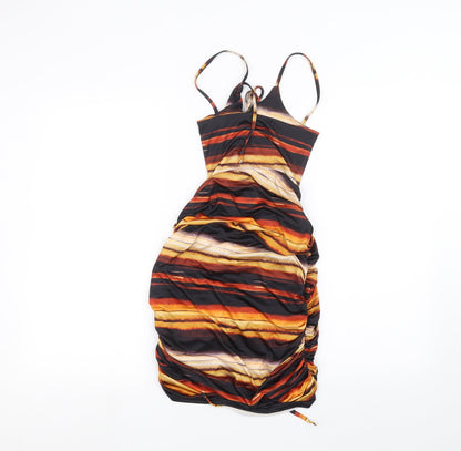 PRETTYLITTLETHING Womens Black   Pencil Dress  Size 4