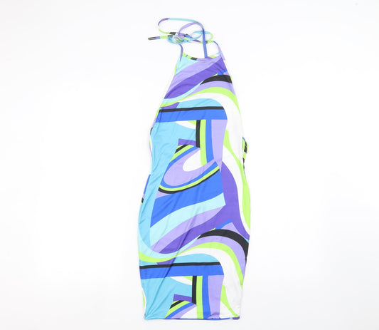 PRETTYLITTLETHING Womens Multicoloured   Pencil Dress  Size 4