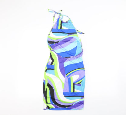 PRETTYLITTLETHING Womens Multicoloured   Pencil Dress  Size 4