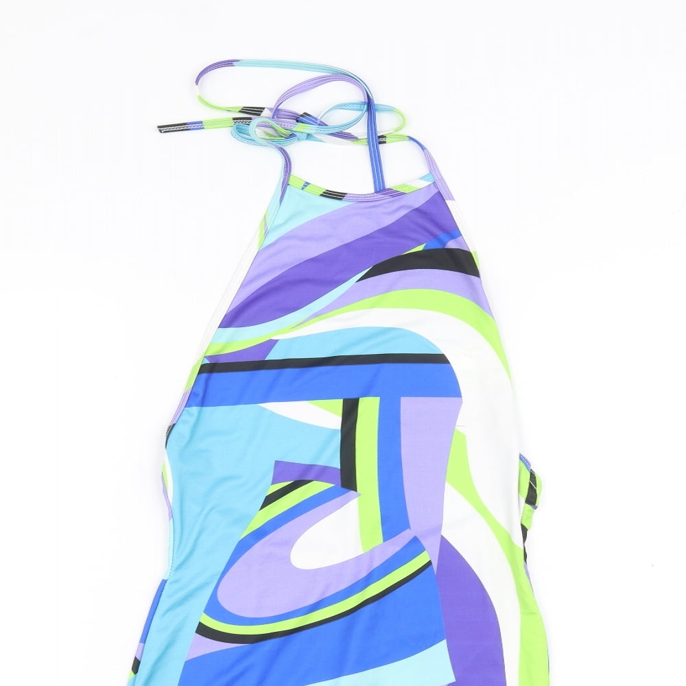 PRETTYLITTLETHING Womens Multicoloured   Pencil Dress  Size 4