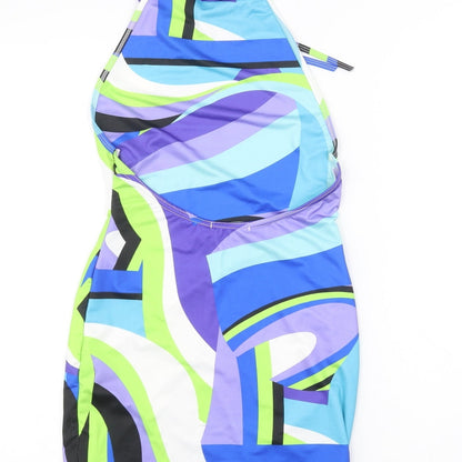 PRETTYLITTLETHING Womens Multicoloured   Pencil Dress  Size 4