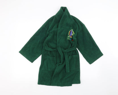 Marks and Spencer Girls Green Solid  Cami Robe Size 7-8 Years