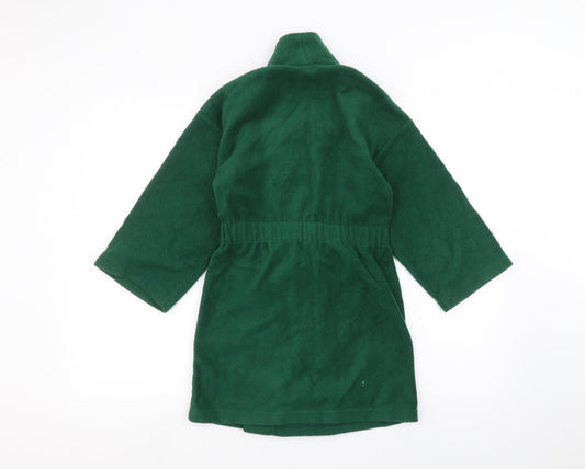 Marks and Spencer Girls Green Solid  Cami Robe Size 7-8 Years