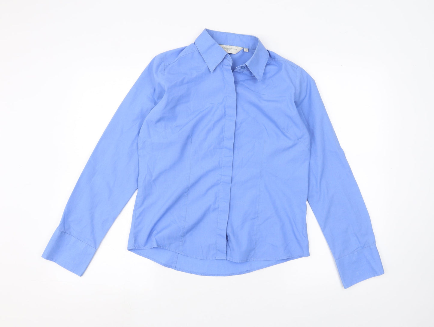 Russell Mens Blue    Dress Shirt Size S