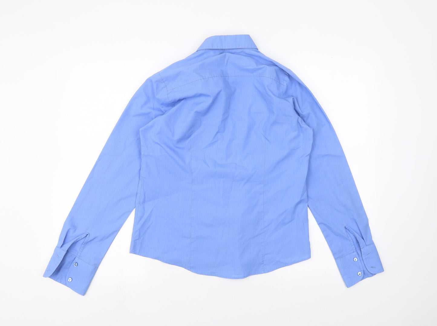 Russell Mens Blue    Dress Shirt Size S