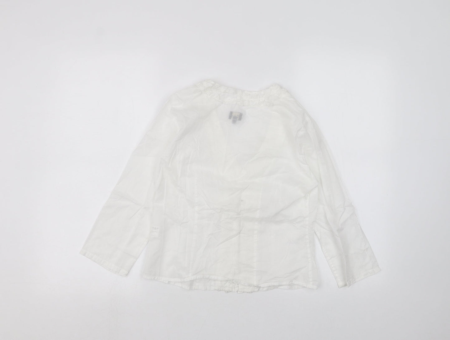 Womens UK Size 8 ken White Cardigan Jumper