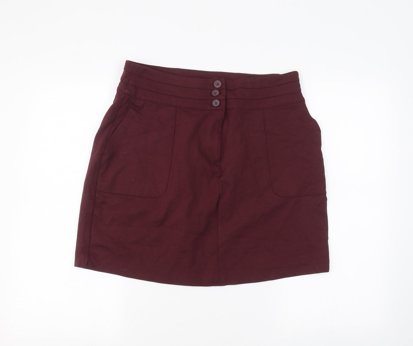 Marks and Spencer Womens Red   A-Line Skirt Size 14