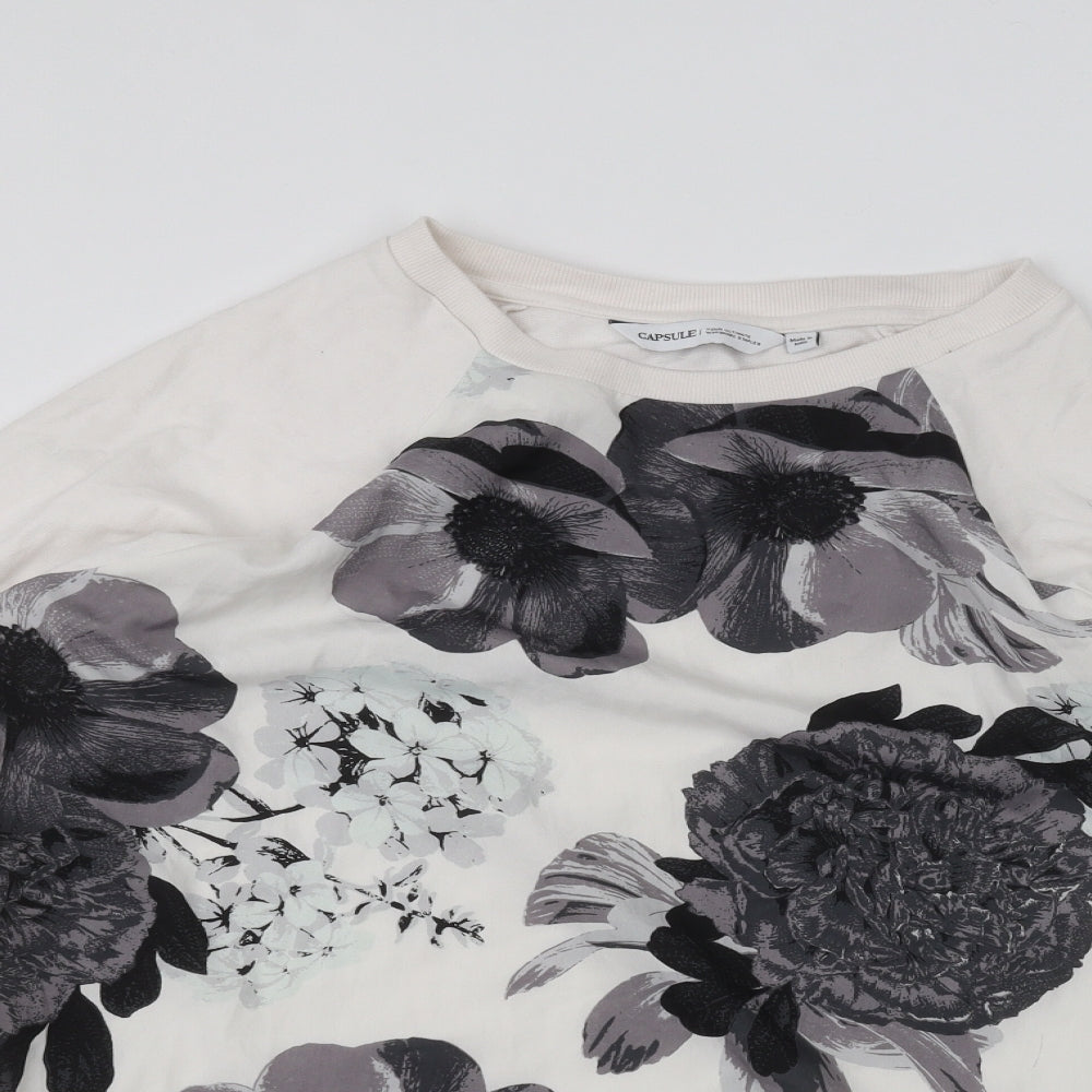 Capsule Womens White   Pullover Jumper Size 12