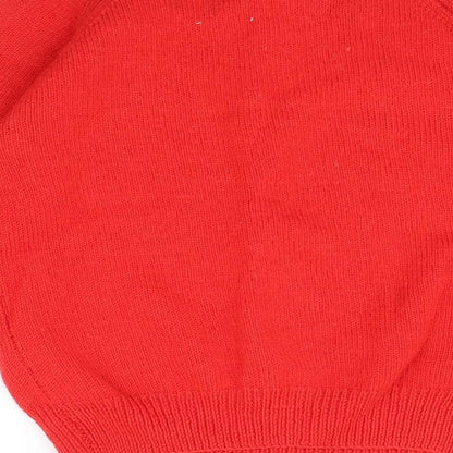 Peggy consitt Womens Red   Pullover Jumper Size S