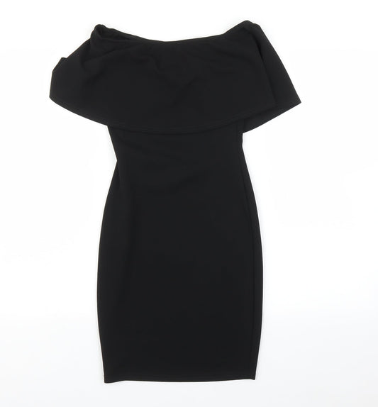 PRETTYLITTLETHING Womens Black   Bodycon  Size 6