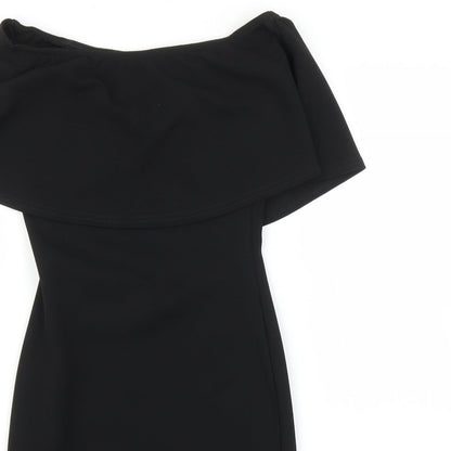 PRETTYLITTLETHING Womens Black   Bodycon  Size 6