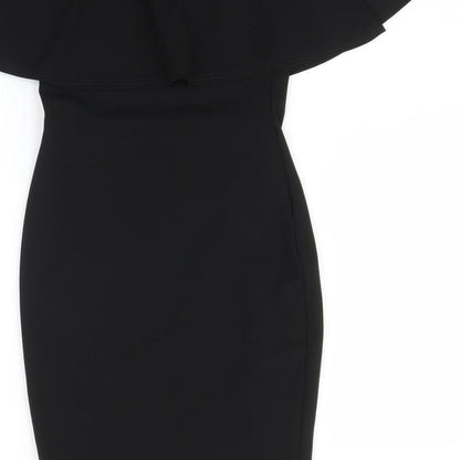 PRETTYLITTLETHING Womens Black   Bodycon  Size 6