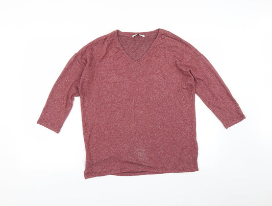 TU Womens Red   Pullover Jumper Size 12