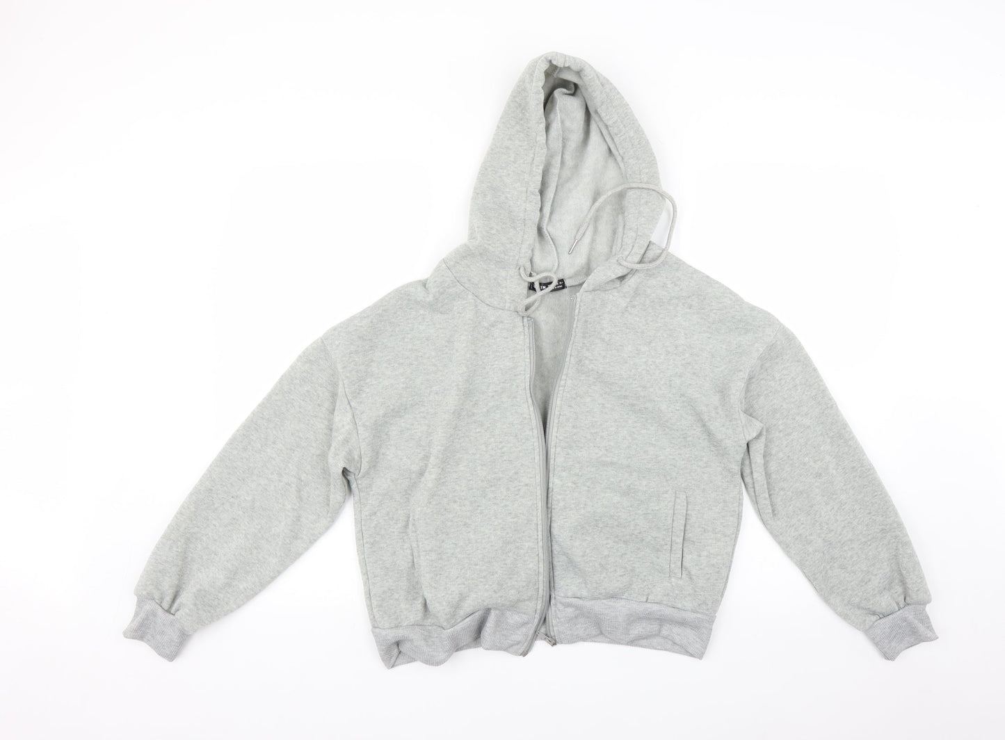 SheIn Womens Grey   Full Zip Hoodie Size S