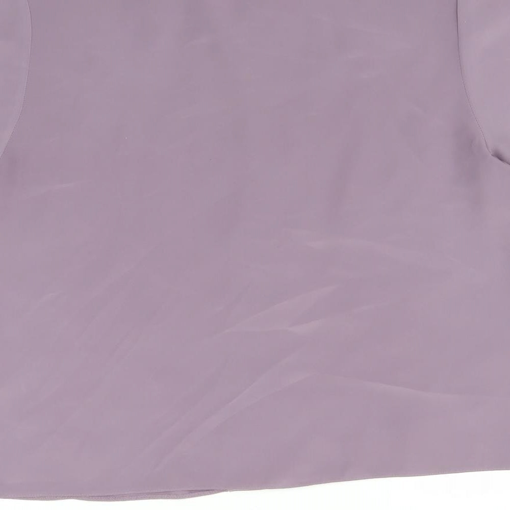 Womens UK Size 14 BERKETEX Purple Basic Button-Up