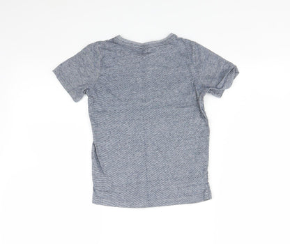 TU Boys Blue   Basic T-Shirt Size 7 Years