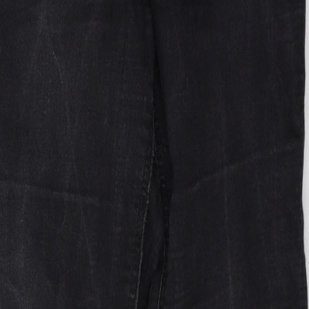 Topshop Womens Black  Denim Skinny Jeans Size 25 in L26 in