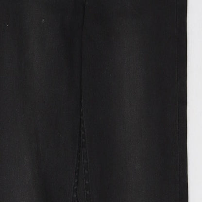 Womens UK Size 25 in H&M Regular Fit Skinny Black Jeans
