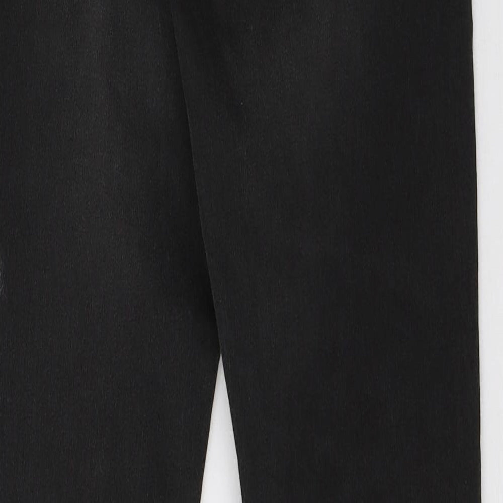 Womens UK Size 25 in H&M Regular Fit Skinny Black Jeans