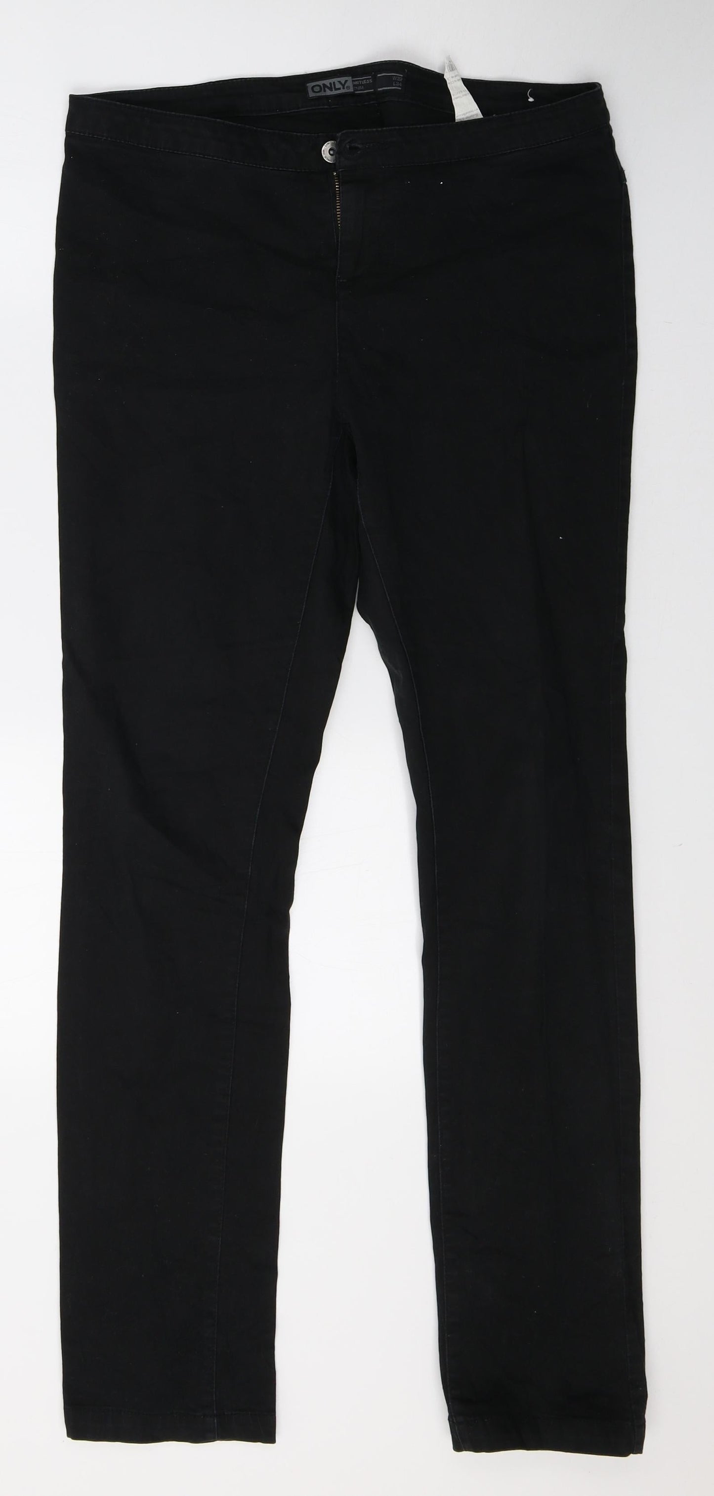 Womens UK Size 32 Only Regular Fit  Black Trousers