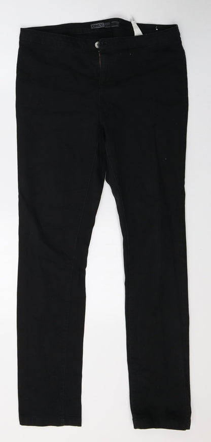 Womens UK Size 32 Only Regular Fit  Black Trousers