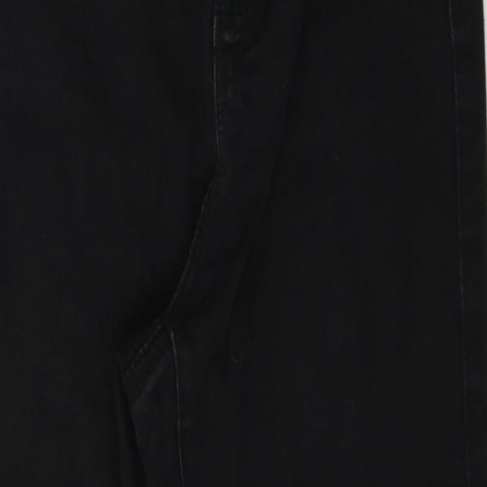 Denim & Co. Womens Black  Denim Skinny Jeans Size 10 L26 in