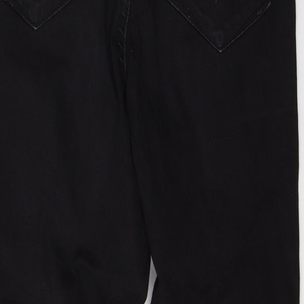 Denim & Co. Womens Black  Denim Skinny Jeans Size 10 L26 in