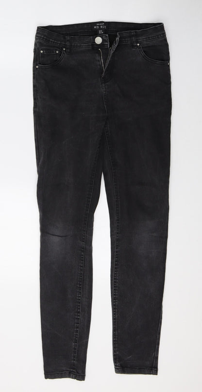 Select Womens Black  Denim Skinny Jeans Size 6 L29 in