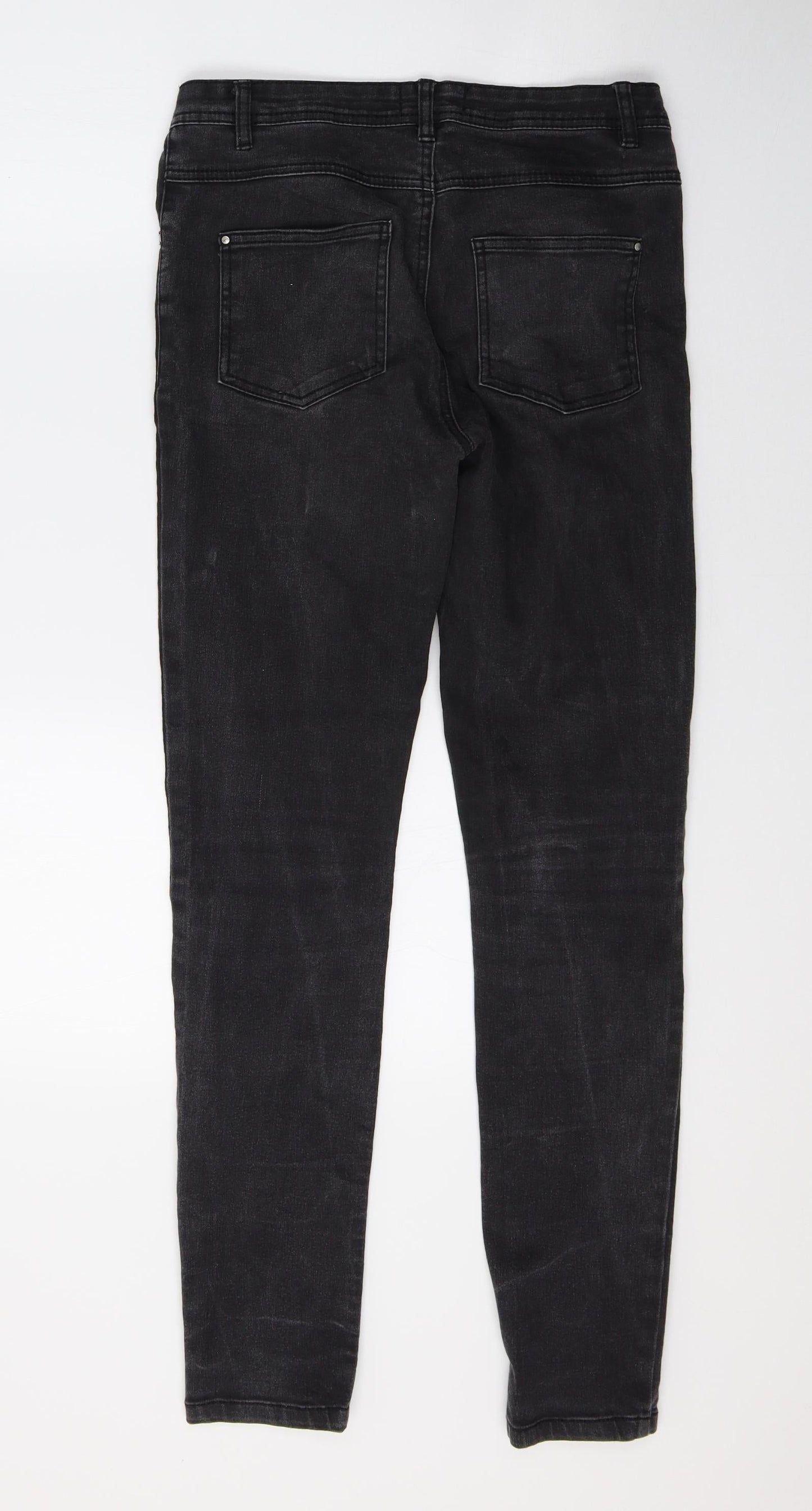 Select Womens Black  Denim Skinny Jeans Size 6 L29 in